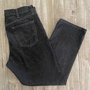 Roebuck & Co. Men’s Black Jeans 38x30 Regular Fit Straight Leg Denim Heritage